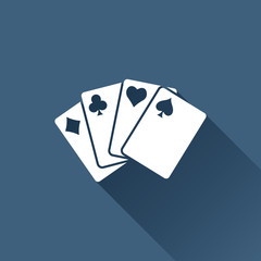 Vector game cards icon 