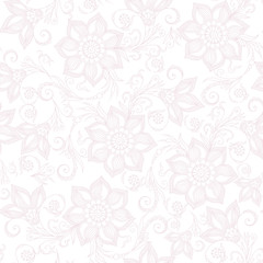 Henna Mehendi Tattoo Seamless Pattern