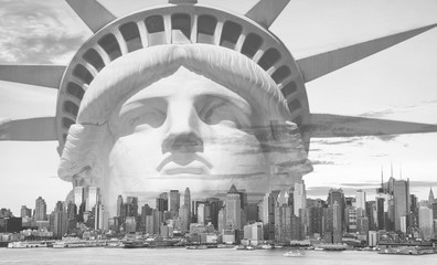 new york city black and white hi contrast