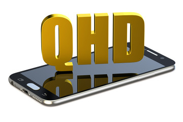 QHD concept with smartphone