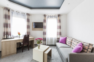 Wohnliches Hotelzimmer