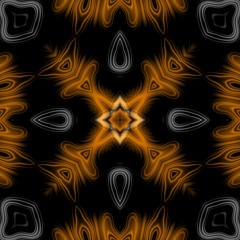 Abstract magic glow - decorative pattern and shape