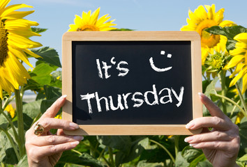 It's Thursday - have a nice day