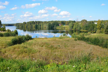 Пейзаж, ранняя осень, Ленинградская область