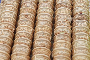 ice cream waffle cones
