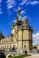 Obraz premium Famous Chateau de Chantilly (1560). Oise, Picardie, France.