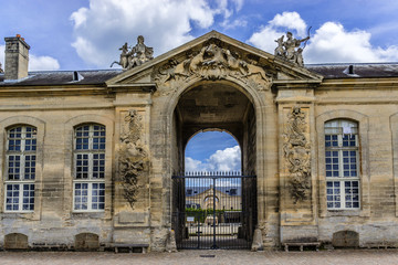 Grand Stables. Famous Chateau de Chantilly (1560). Oise, France.