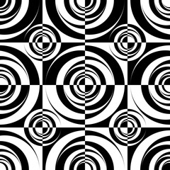 Seamless Circle and Square Pattern