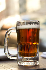 Cold Mug of IPA Beer