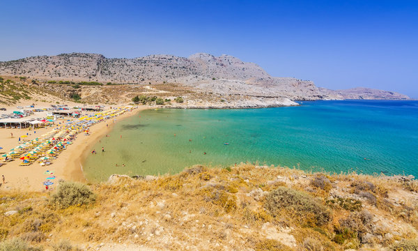 Stegna beach on Rhodes
