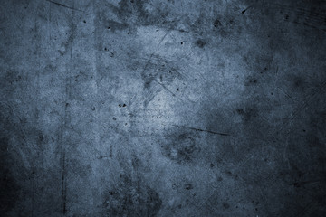 Grunge blue concrete texture wall background
