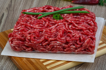 Minced beef meat