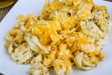 Scrambled eggs