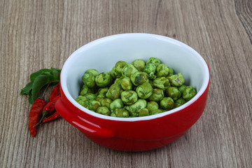 Wasabi peas