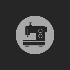 sewing machine vector icon