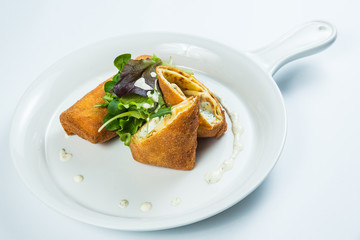 restaurant salad and food