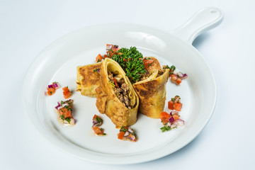 restaurant salad and food