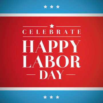 Happy Labor day vector