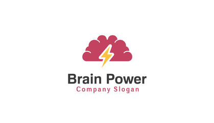 Brain Power Design Illustration