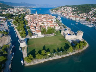 Poster Croatia Aerial View Trogir, Splitsko-dalmatinska, Hrvatska © markus enzinger