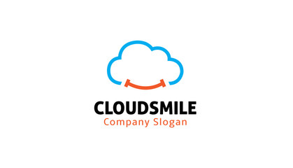 Obraz premium Cloud Smile Design Illustration