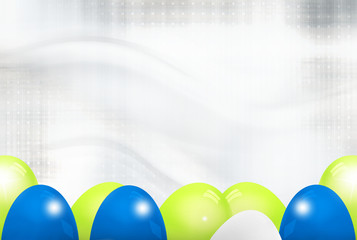 Modern Easter Eggs Design