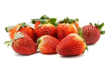 strawberry isolated on white background