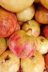 close up of pomegranate for background
