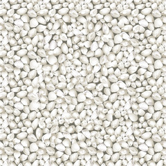 White sand texture in a seamless pattern
