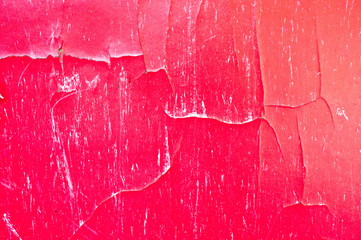 Red cracked wood