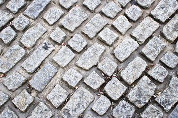 Cobbled road