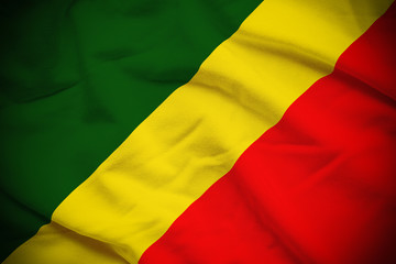 Obraz premium Congo Flag