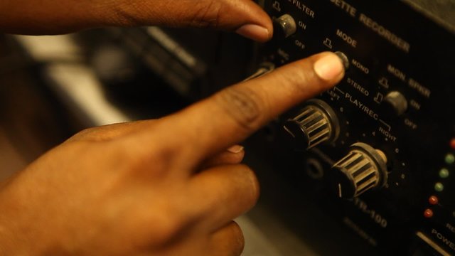 Hand with Music Player