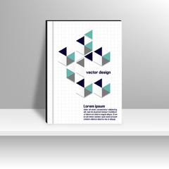 Geometric abstract polygonal background design