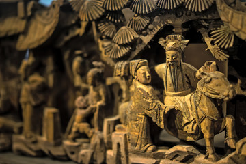 Chaozhou wood sculpture © victor217