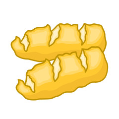 Bread isolated illustration