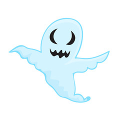 cute ghost isolated illustration