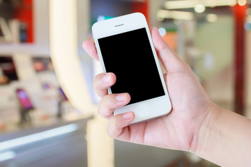 mobile phone in store