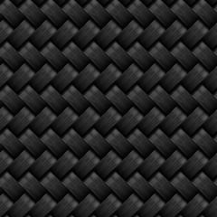 Naklejka premium carbon fiber seamless pattern
