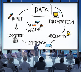 Data Analysis Storage Information Concept