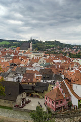 Fototapeta premium view of Cesky Krumlov, Czech republic