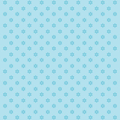 Snowflakes blue background