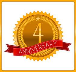 classic gold anniversary logo