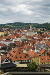 Fototapeta na wymiar view of Cesky Krumlov, Czech republic