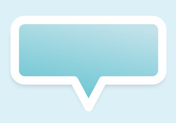 Vector modern bubble Chat icon 