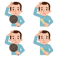 髪の悩み　抜け毛　はげ