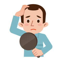 髪の悩み　抜け毛