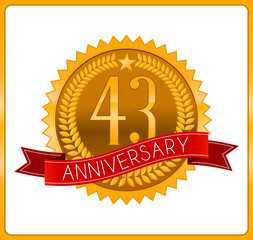 classic gold anniversary logo