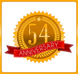 classic gold anniversary logo
