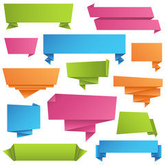 Origami Banners Set  © Giraphics